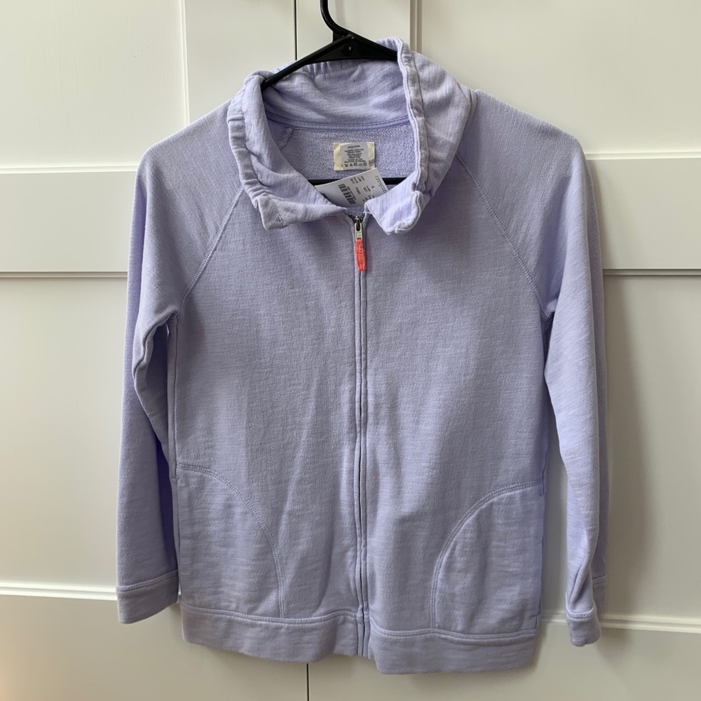 NWT CREWCUTS LAVENDER ZIPPER DOWN | SIZE 14